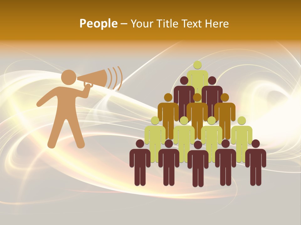 Blue Color Effects PowerPoint Template