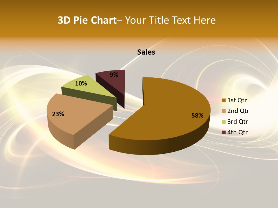 Blue Color Effects PowerPoint Template