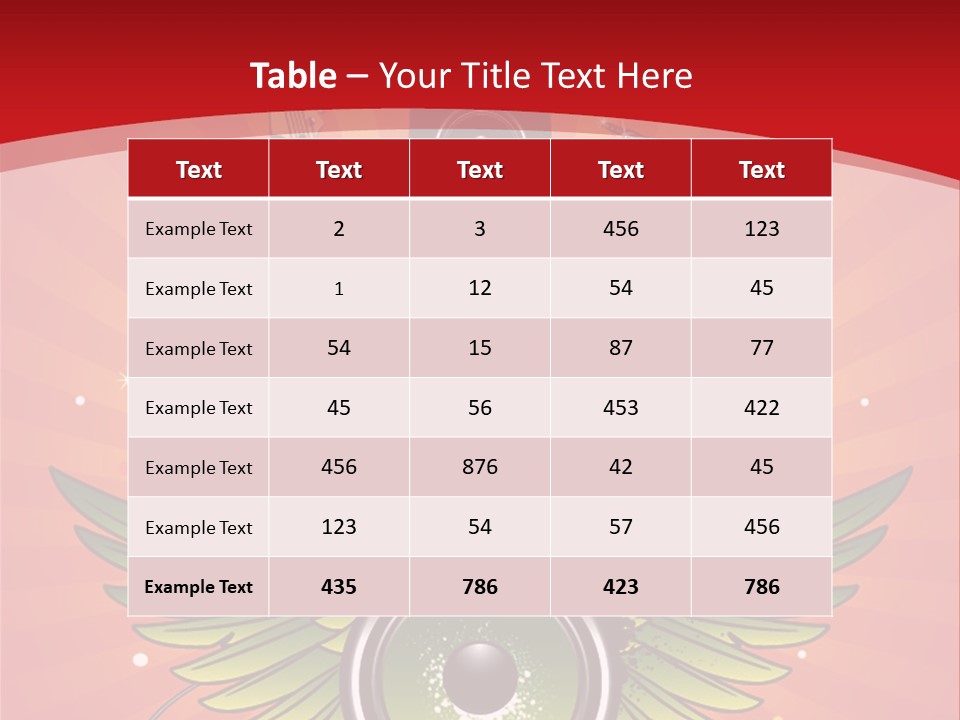 A Music Powerpoint Presentation With Speakers And Guitars PowerPoint Template