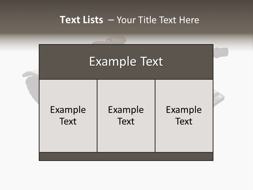 A Tank With A Gun On Top Of It PowerPoint Template