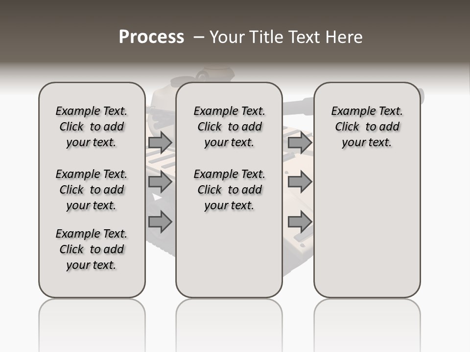 A Tank With A Gun On Top Of It PowerPoint Template