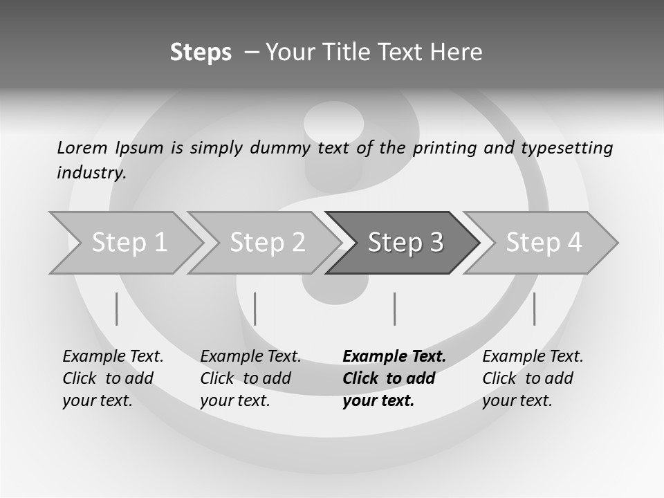 Ying Nature Pair PowerPoint Template