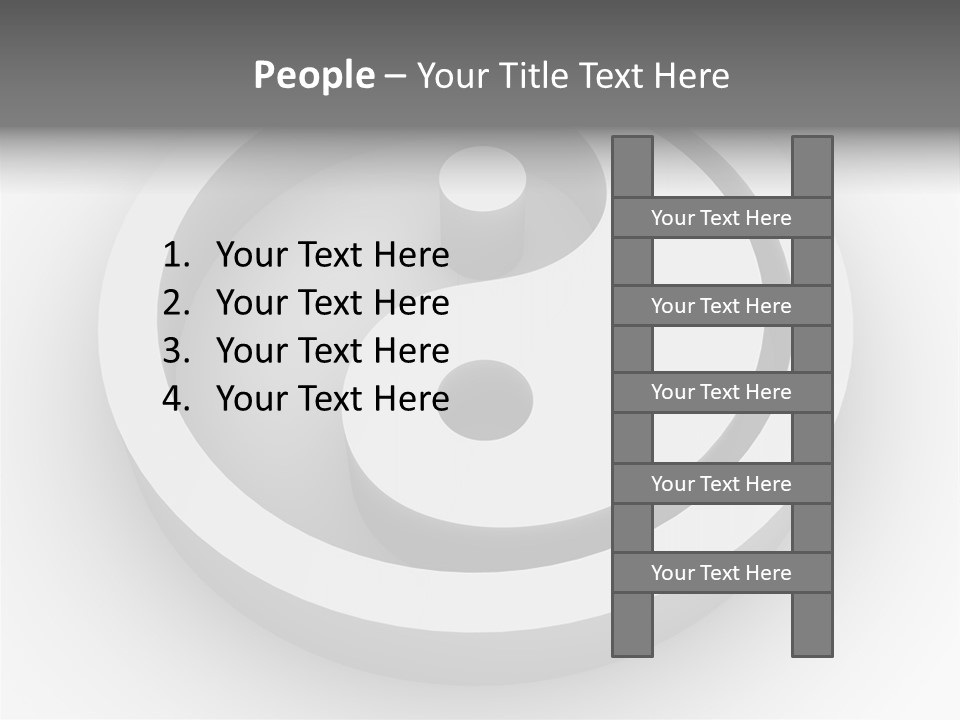 Ying Nature Pair PowerPoint Template