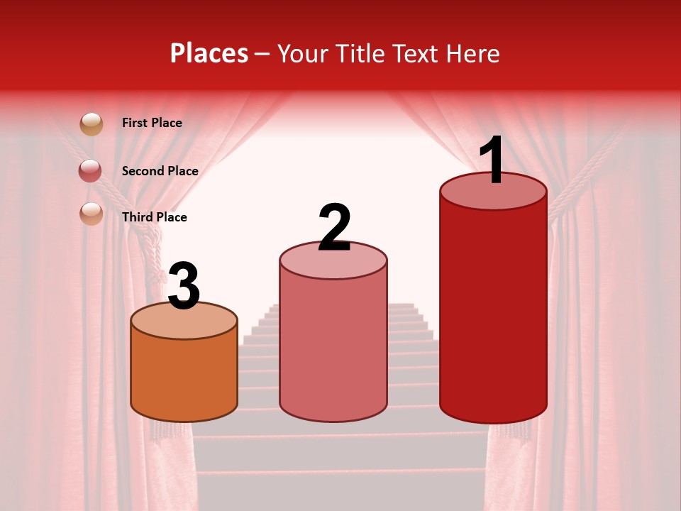 Theatrical Entrance Enter PowerPoint Template