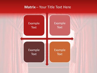 Theatrical Entrance Enter PowerPoint Template