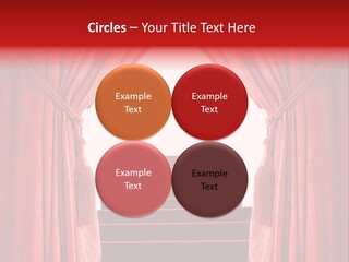 Theatrical Entrance Enter PowerPoint Template