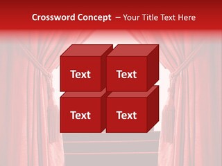 Theatrical Entrance Enter PowerPoint Template