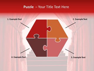 Theatrical Entrance Enter PowerPoint Template