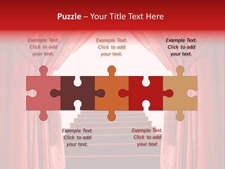 Theatrical Entrance Enter PowerPoint Template