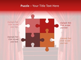 Theatrical Entrance Enter PowerPoint Template