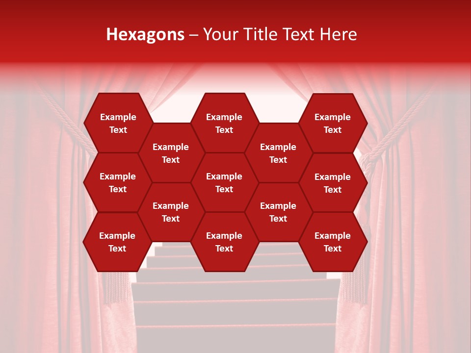 Theatrical Entrance Enter PowerPoint Template