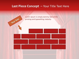 Theatrical Entrance Enter PowerPoint Template