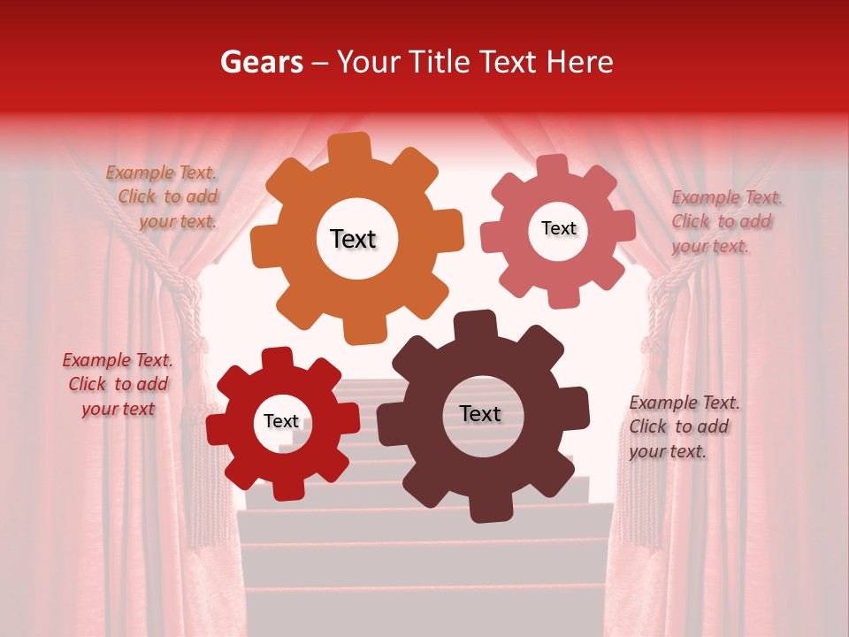 Theatrical Entrance Enter PowerPoint Template