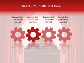 Theatrical Entrance Enter PowerPoint Template