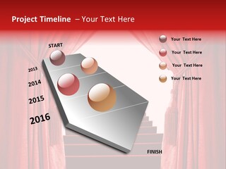 Theatrical Entrance Enter PowerPoint Template