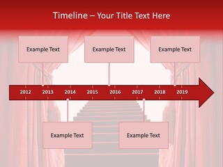 Theatrical Entrance Enter PowerPoint Template
