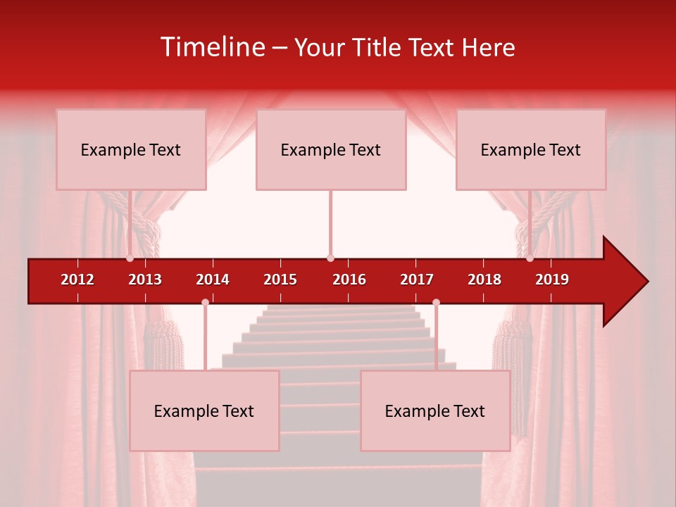 Theatrical Entrance Enter PowerPoint Template