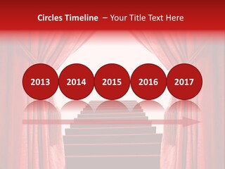 Theatrical Entrance Enter PowerPoint Template