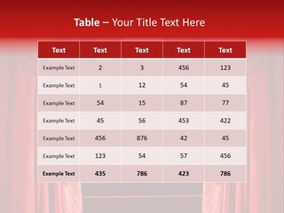 Theatrical Entrance Enter PowerPoint Template