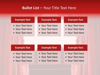 Theatrical Entrance Enter PowerPoint Template