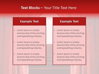 Theatrical Entrance Enter PowerPoint Template