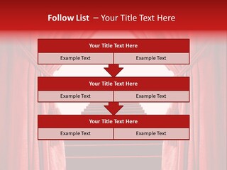 Theatrical Entrance Enter PowerPoint Template