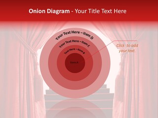 Theatrical Entrance Enter PowerPoint Template