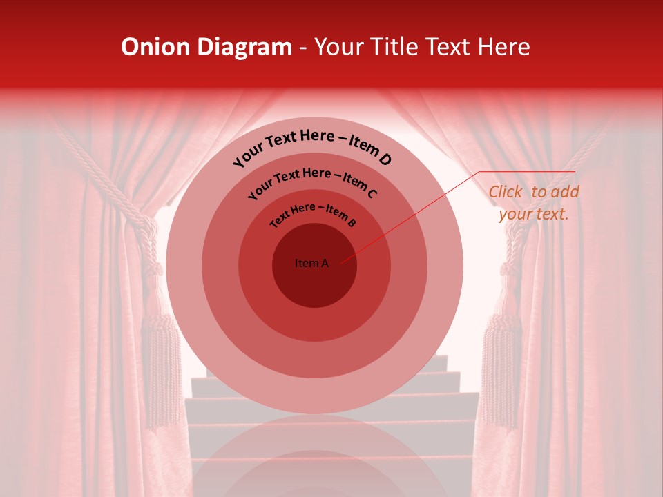 Theatrical Entrance Enter PowerPoint Template