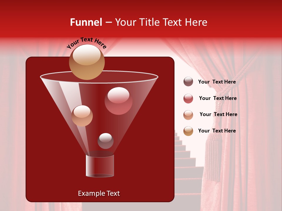 Theatrical Entrance Enter PowerPoint Template