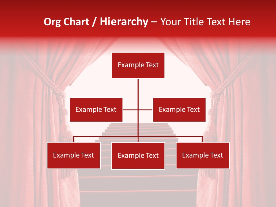 Theatrical Entrance Enter PowerPoint Template
