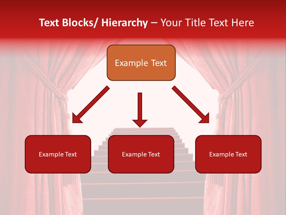 Theatrical Entrance Enter PowerPoint Template