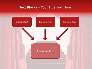 Theatrical Entrance Enter PowerPoint Template