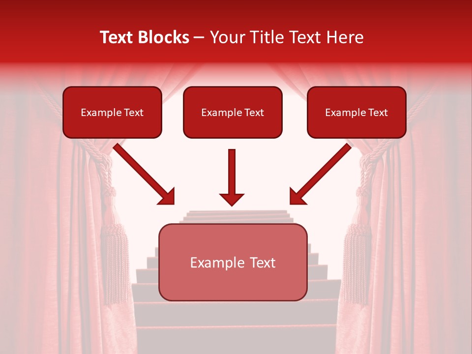 Theatrical Entrance Enter PowerPoint Template