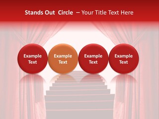 Theatrical Entrance Enter PowerPoint Template