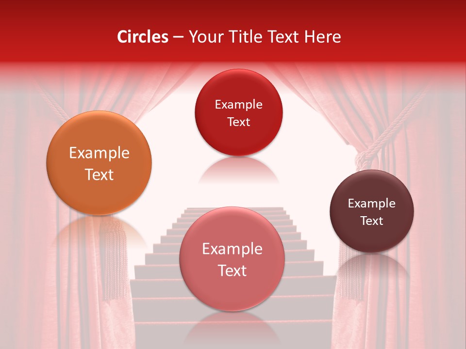 Theatrical Entrance Enter PowerPoint Template