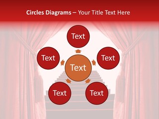 Theatrical Entrance Enter PowerPoint Template