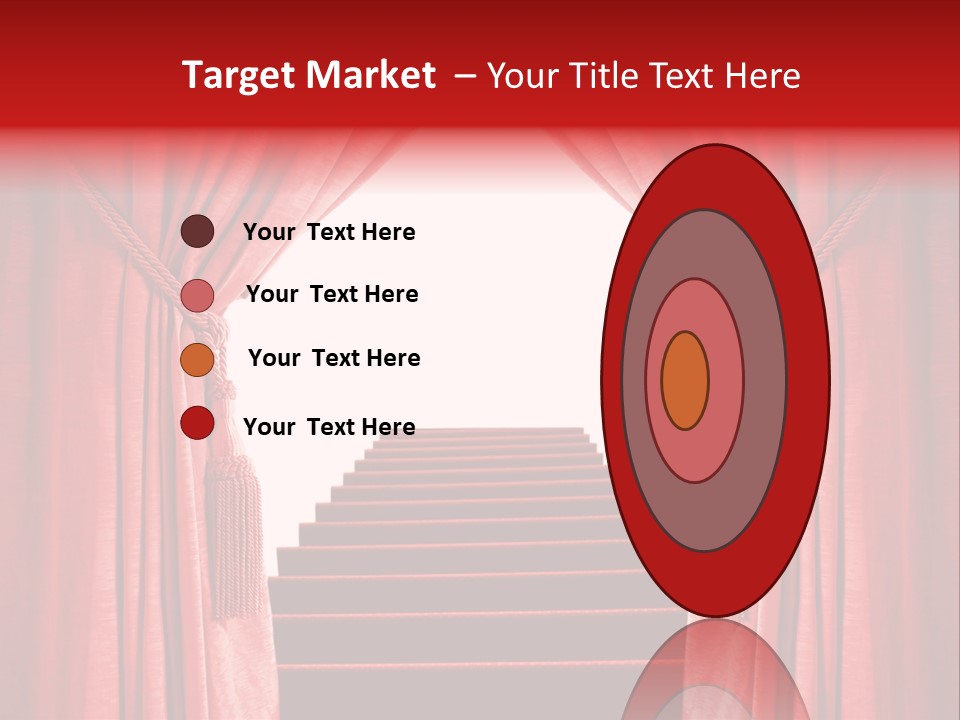 Theatrical Entrance Enter PowerPoint Template