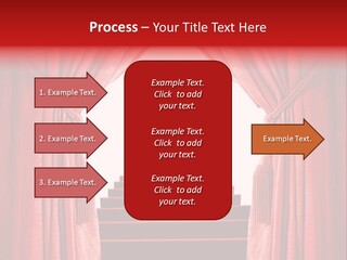 Theatrical Entrance Enter PowerPoint Template