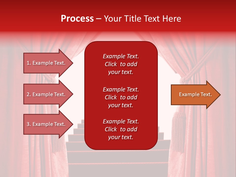 Theatrical Entrance Enter PowerPoint Template