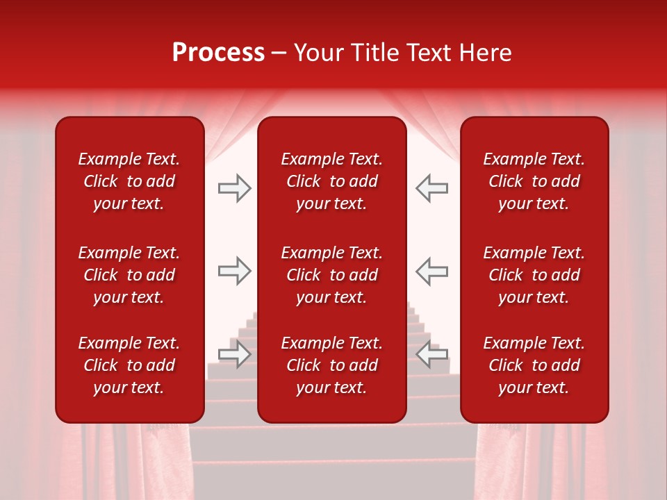 Theatrical Entrance Enter PowerPoint Template