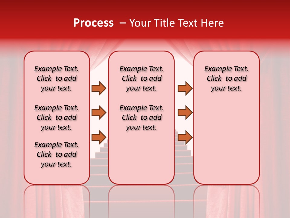 Theatrical Entrance Enter PowerPoint Template