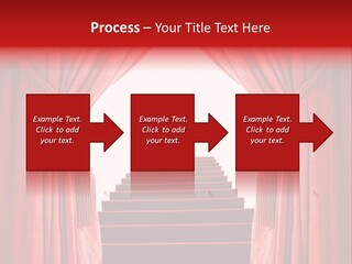 Theatrical Entrance Enter PowerPoint Template