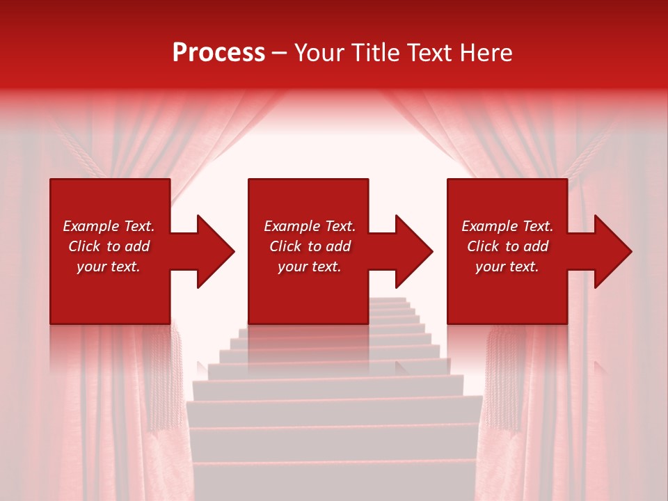 Theatrical Entrance Enter PowerPoint Template