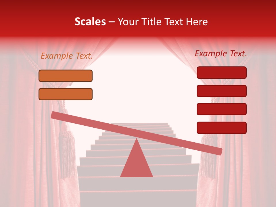 Theatrical Entrance Enter PowerPoint Template