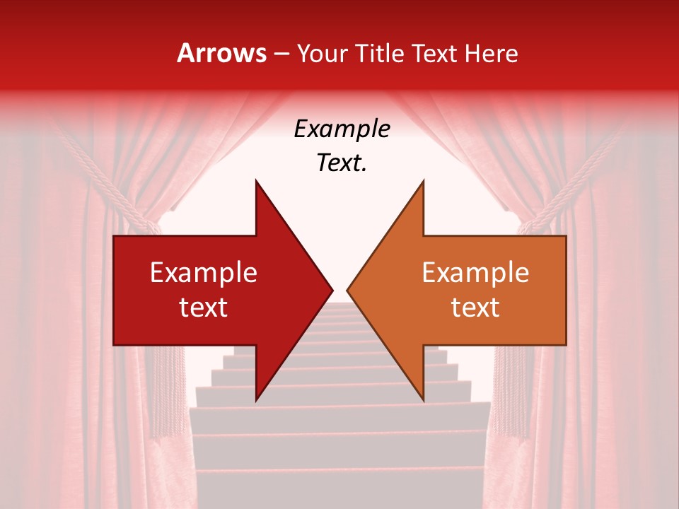 Theatrical Entrance Enter PowerPoint Template