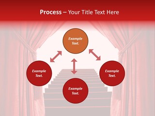 Theatrical Entrance Enter PowerPoint Template