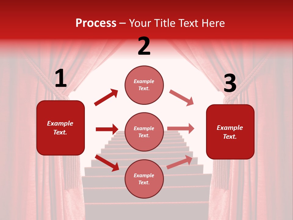 Theatrical Entrance Enter PowerPoint Template