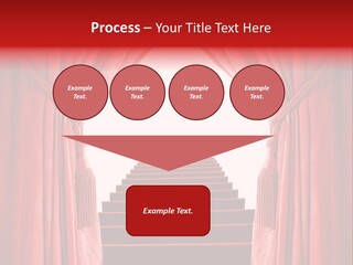 Theatrical Entrance Enter PowerPoint Template
