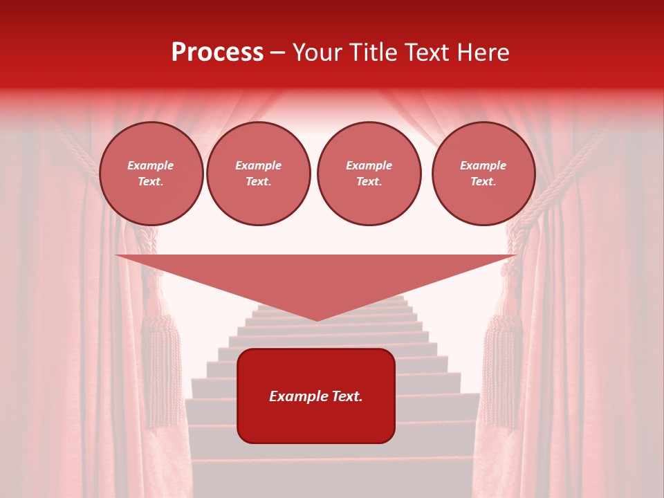 Theatrical Entrance Enter PowerPoint Template
