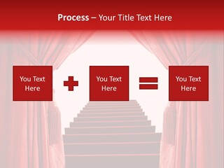 Theatrical Entrance Enter PowerPoint Template